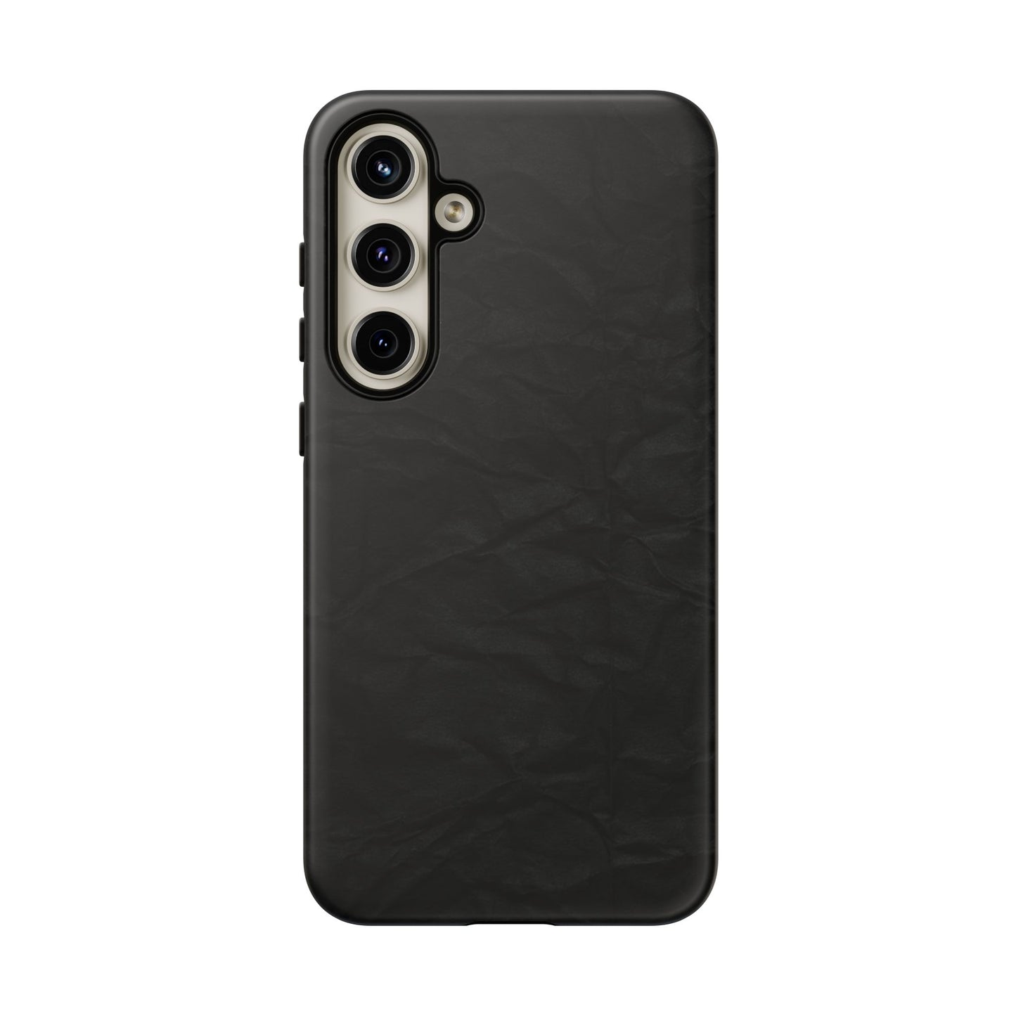 Black Wrinkled Phone Case