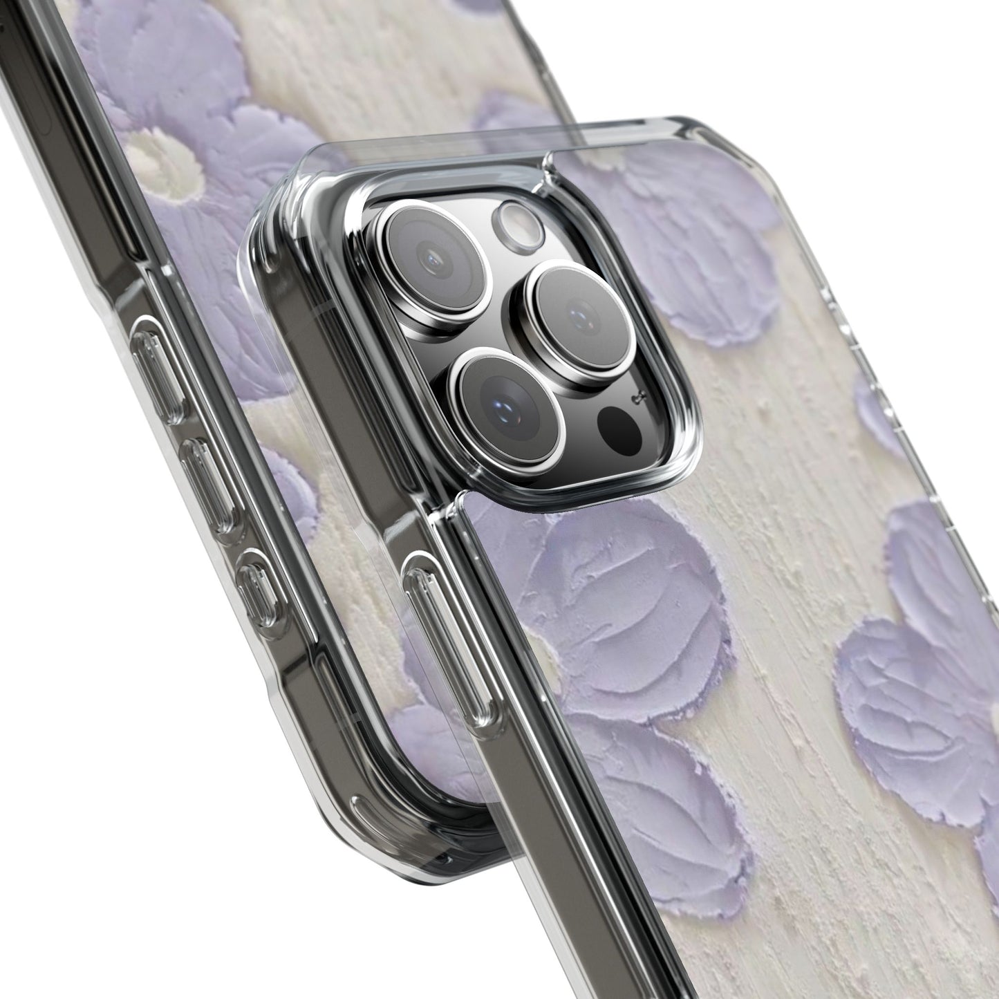 Floral Magnetic Clear Impact Cases for iPhone - Stylish and Durable Protection