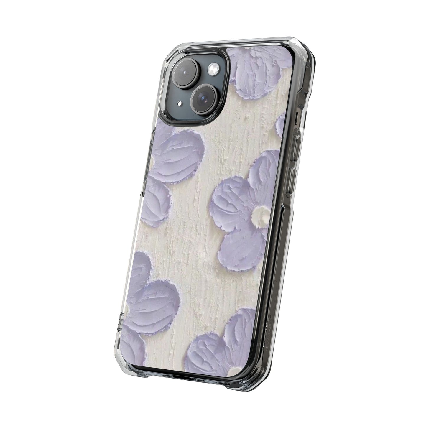 Floral Magnetic Clear Impact Cases for iPhone - Stylish and Durable Protection