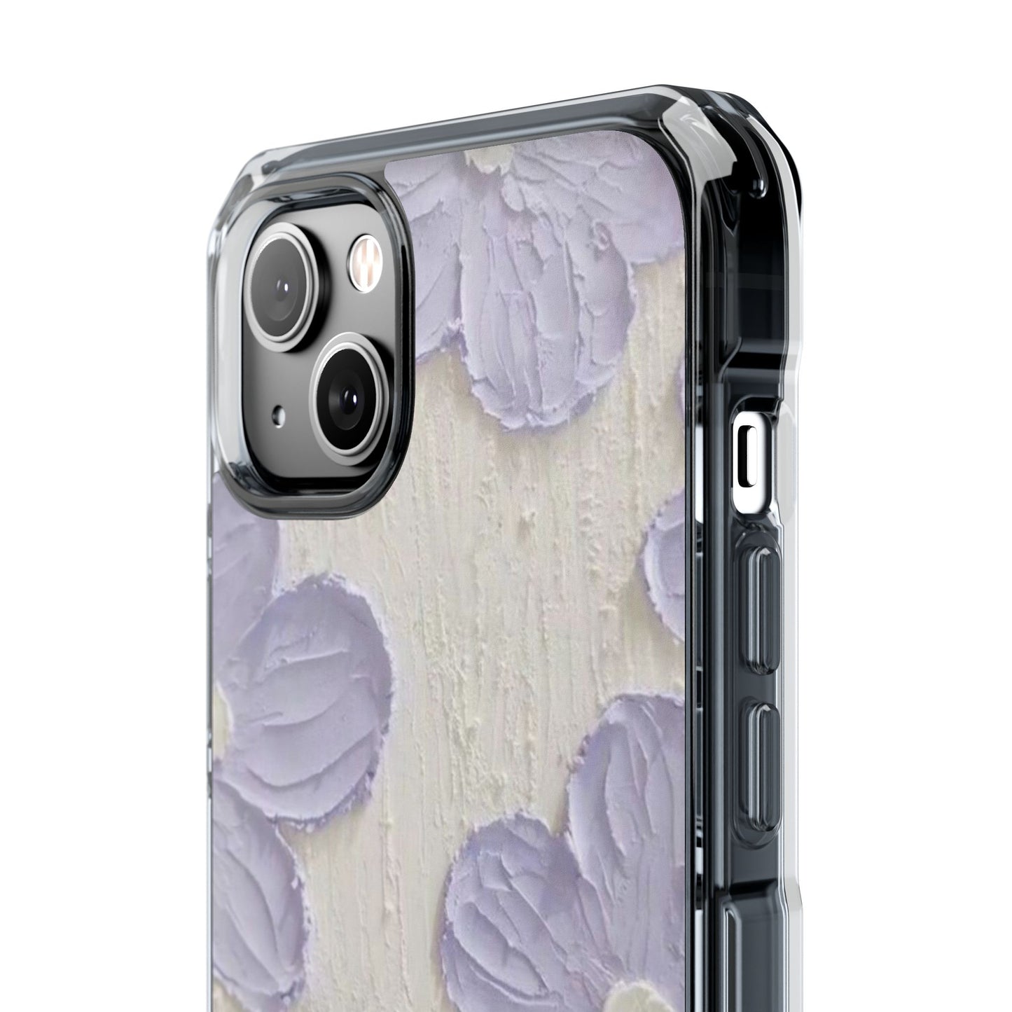 Floral Magnetic Clear Impact Cases for iPhone - Stylish and Durable Protection