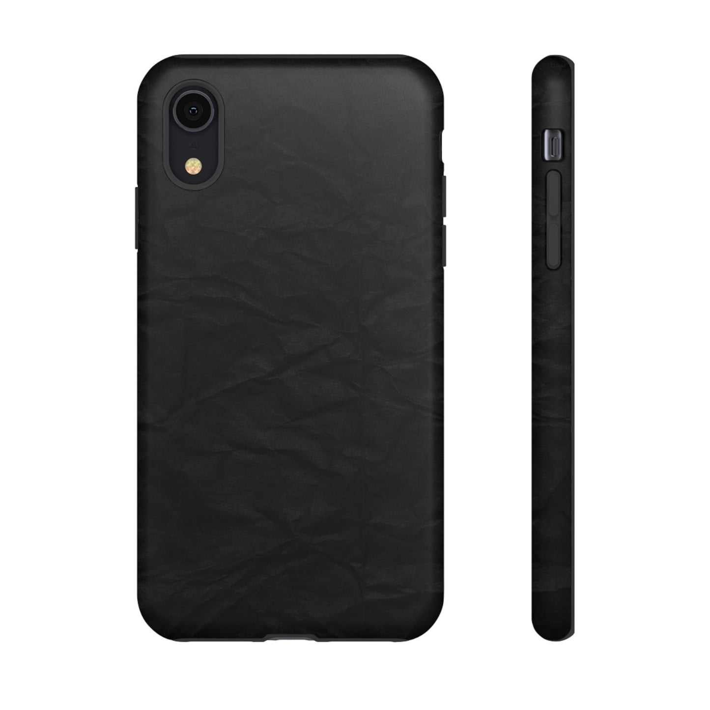 Black Wrinkled Phone Case