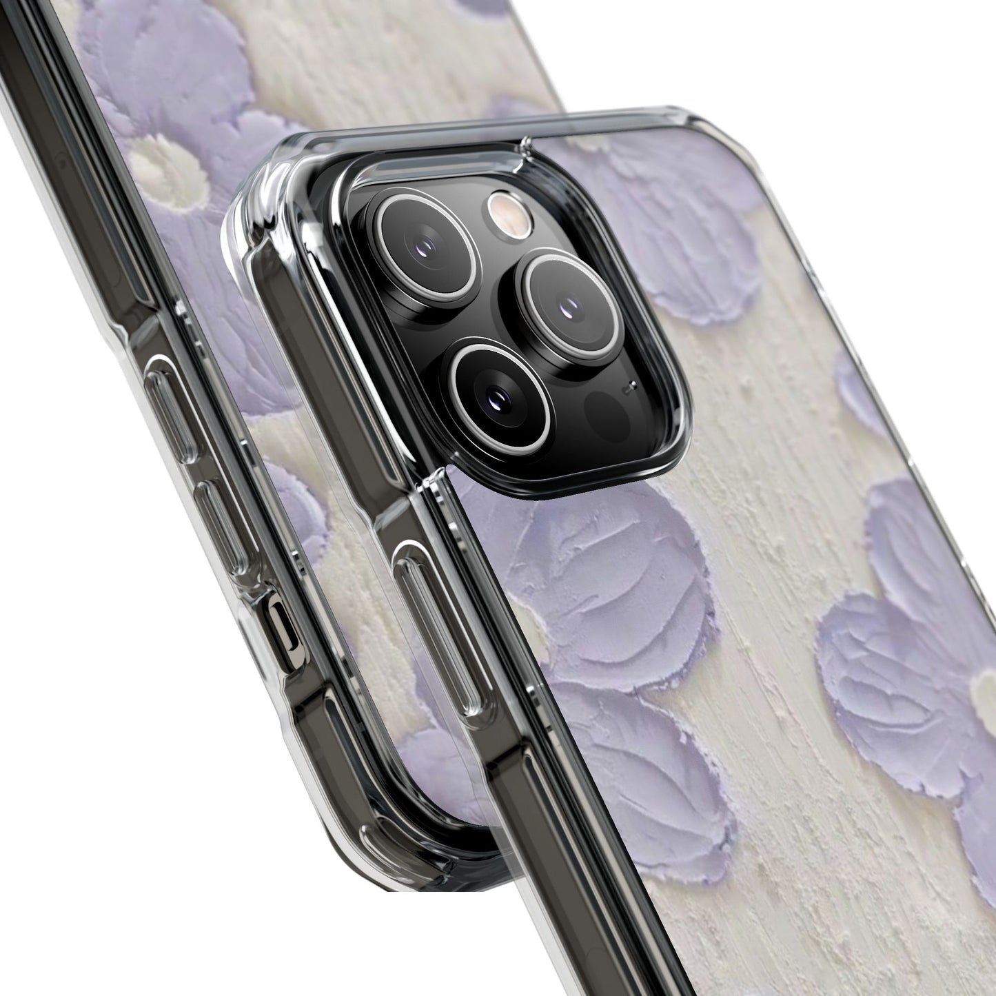 Floral Magnetic Clear Impact Cases for iPhone - Stylish and Durable Protection