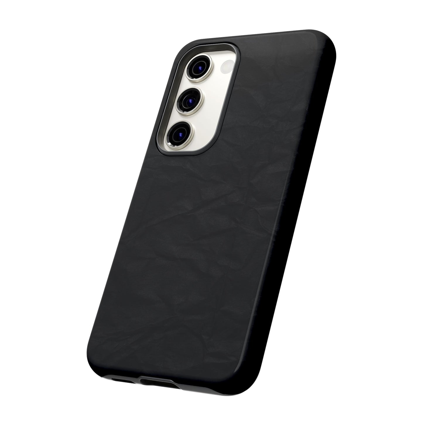 Black Wrinkled Phone Case