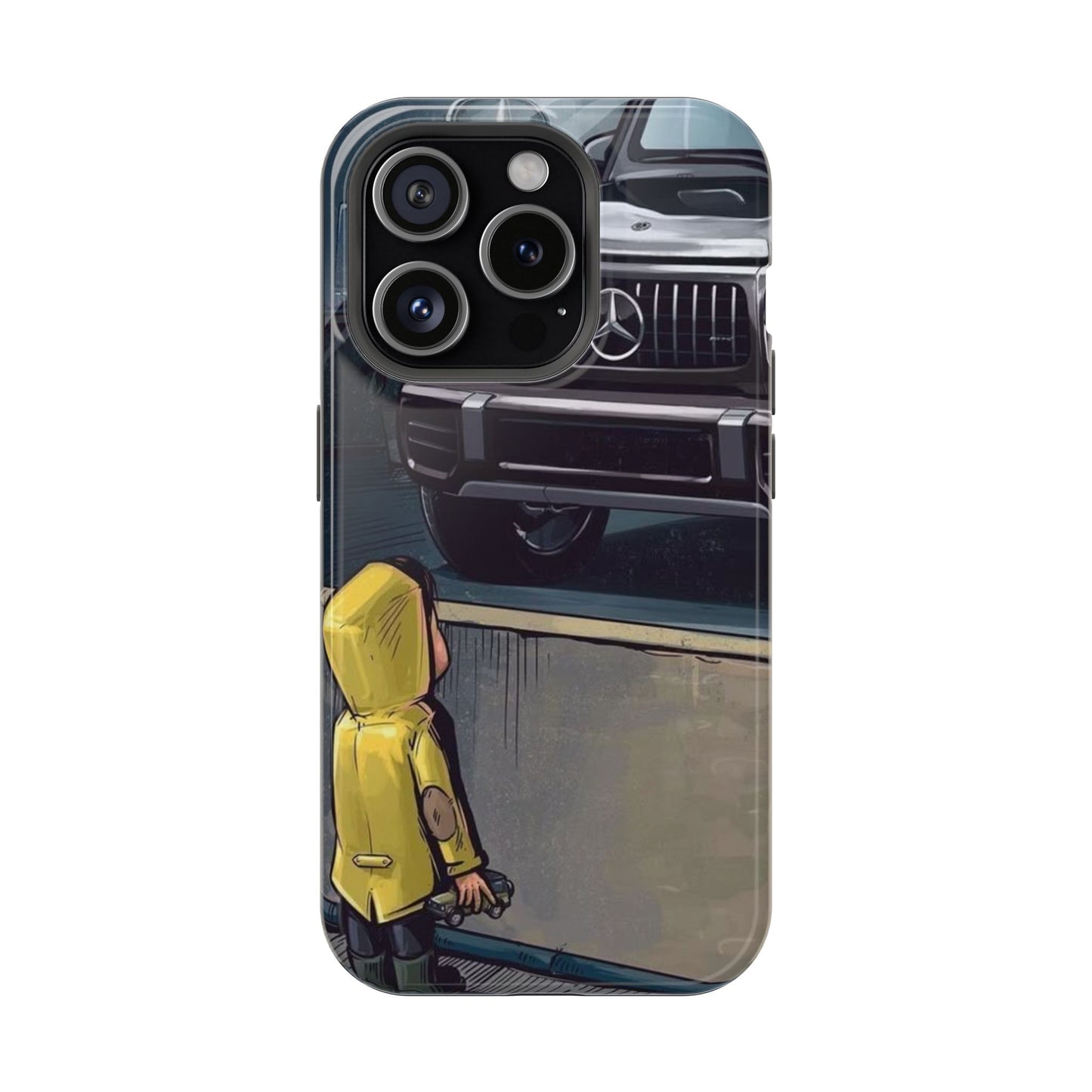 Kid's Adventure Magnetic Tough Case - Durable Phone Cover with Whimsical Design