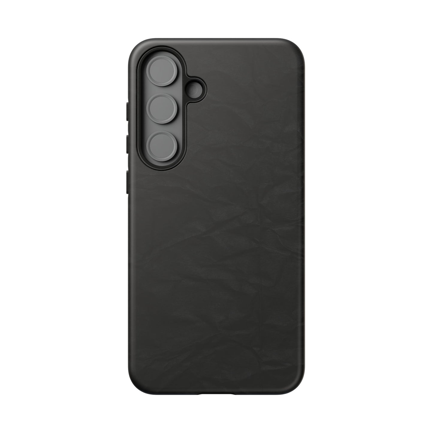 Black Wrinkled Phone Case