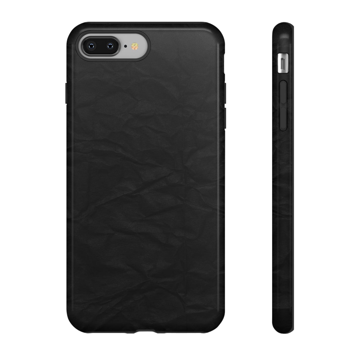 Black Wrinkled Phone Case