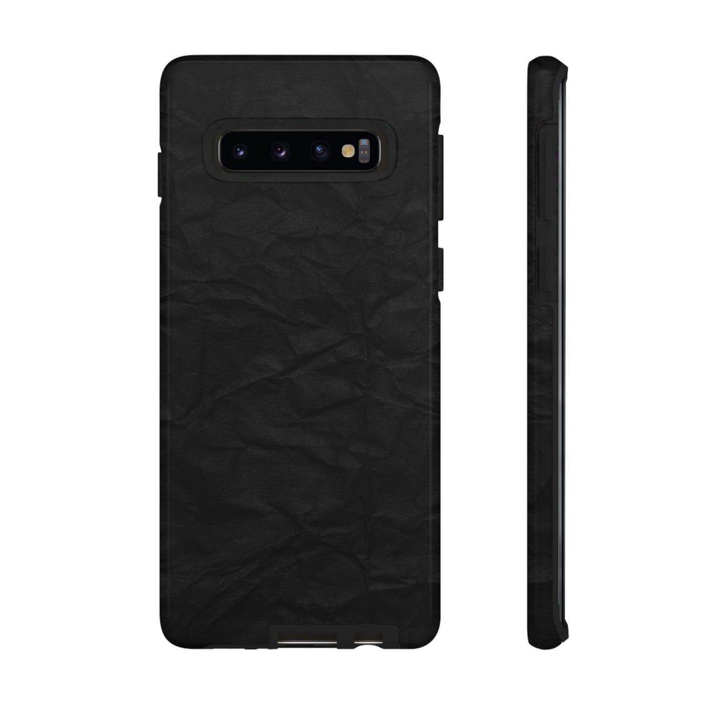 Black Wrinkled Phone Case