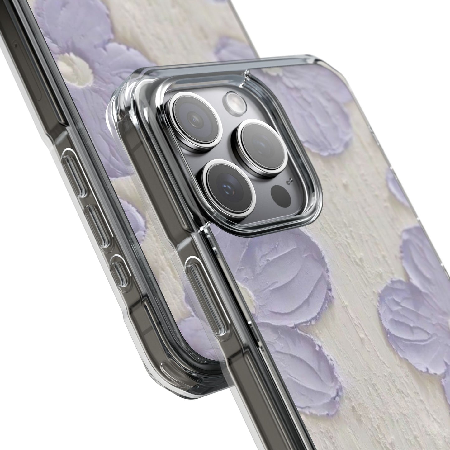 Floral Magnetic Clear Impact Cases for iPhone - Stylish and Durable Protection