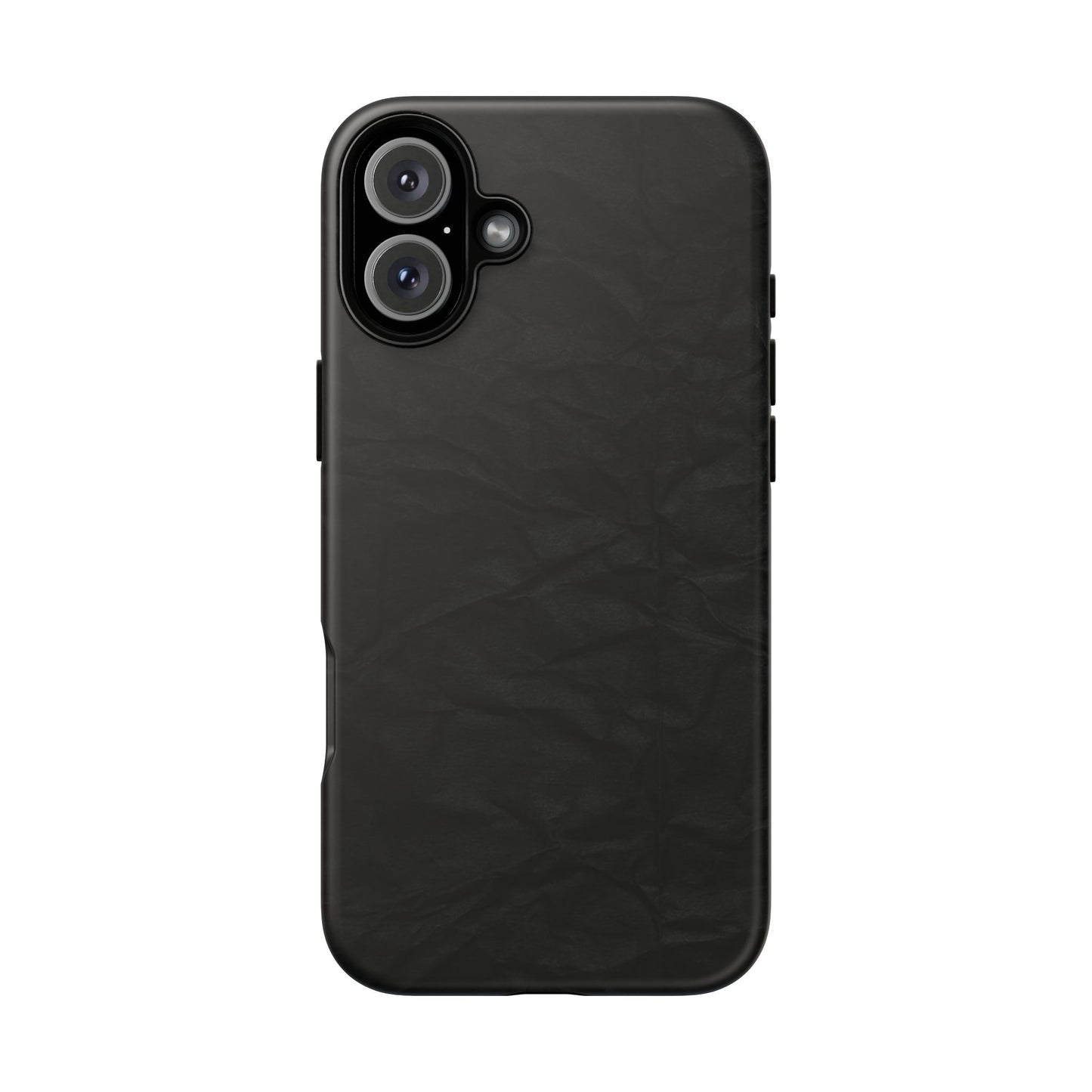 Black Wrinkled Phone Case