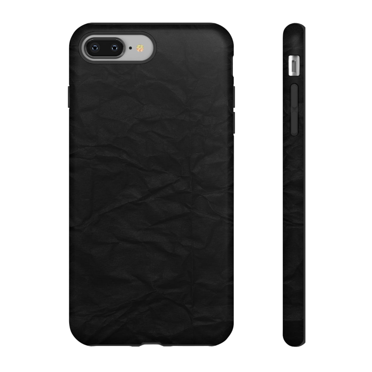 Black Wrinkled Phone Case