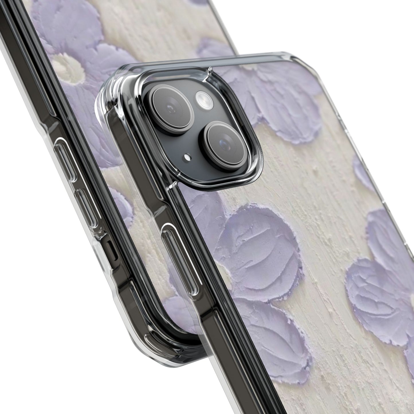 Floral Magnetic Clear Impact Cases for iPhone - Stylish and Durable Protection