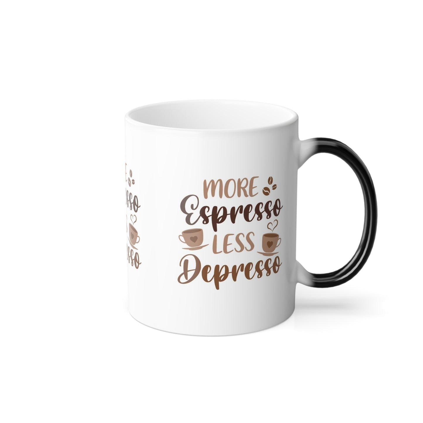 Mug - Color Morphing 11oz - More Espresso Less Depresso