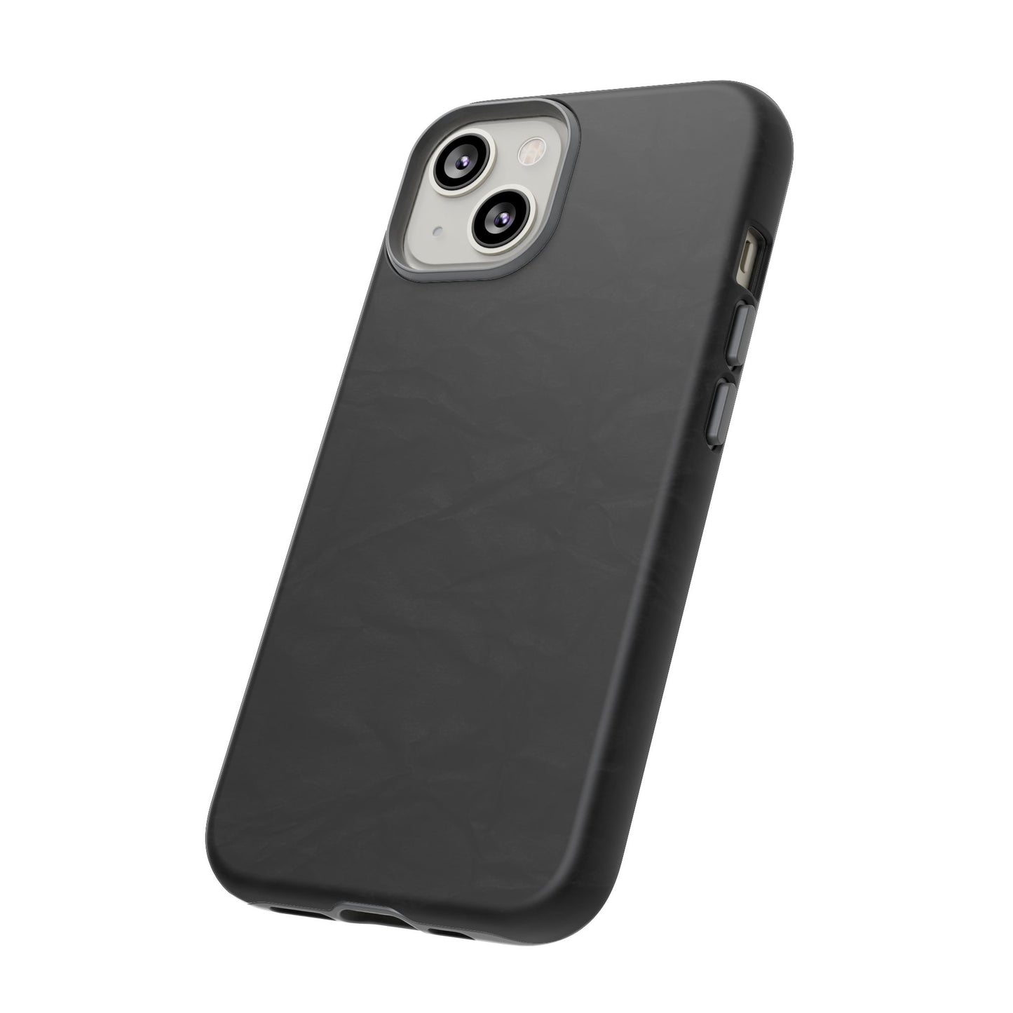 Black Wrinkled Phone Case