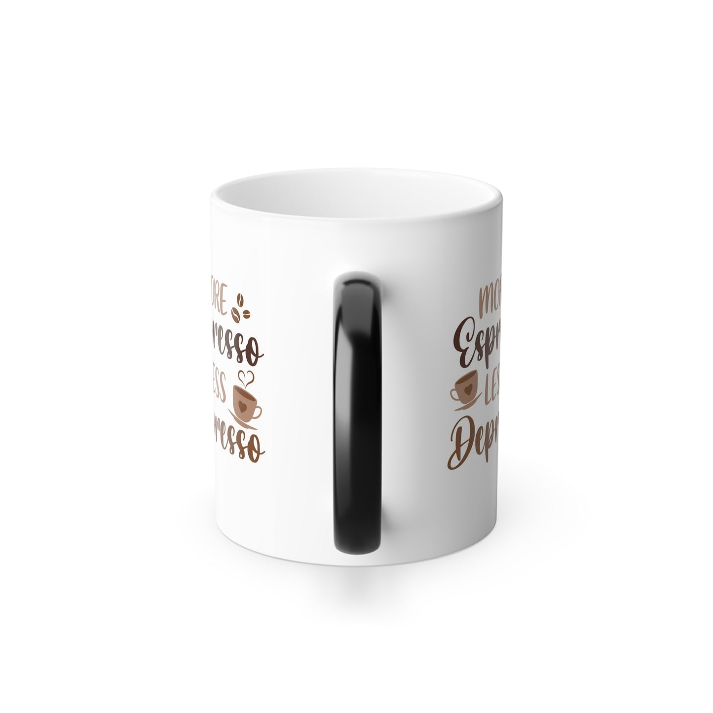 Mug - Color Morphing 11oz - More Espresso Less Depresso