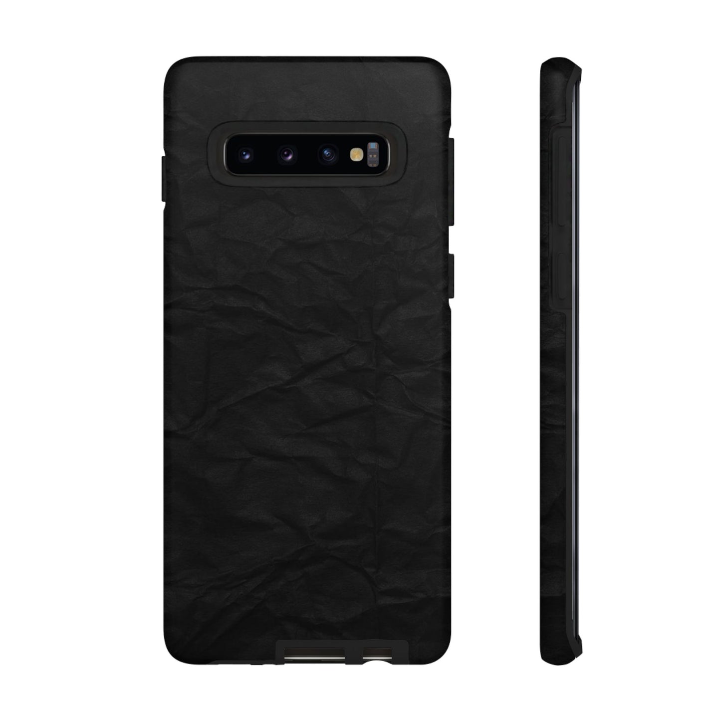 Black Wrinkled Phone Case