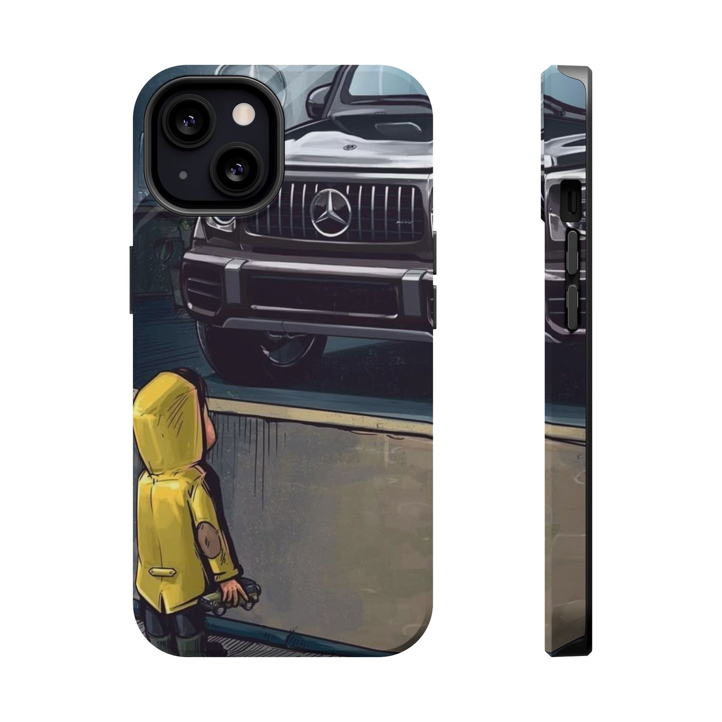 Kid's Adventure Magnetic Tough Case - Durable Phone Cover with Whimsical Design