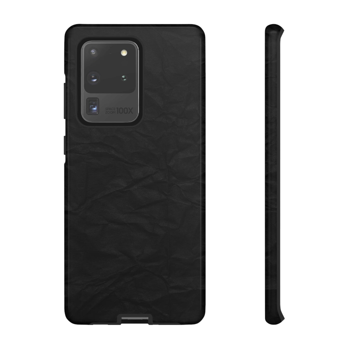 Black Wrinkled Phone Case