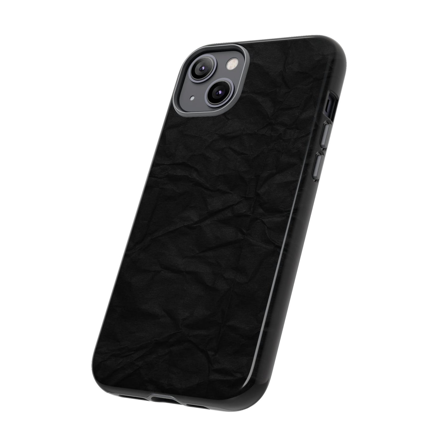 Black Wrinkled Phone Case