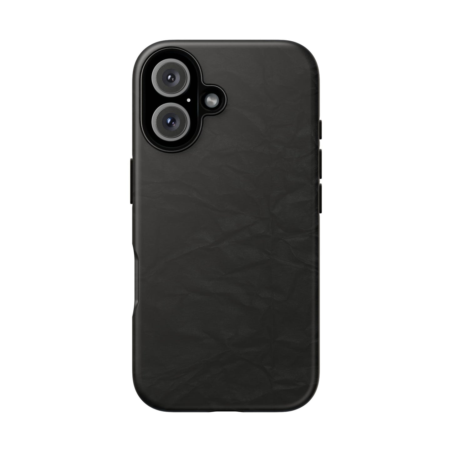 Black Wrinkled Phone Case