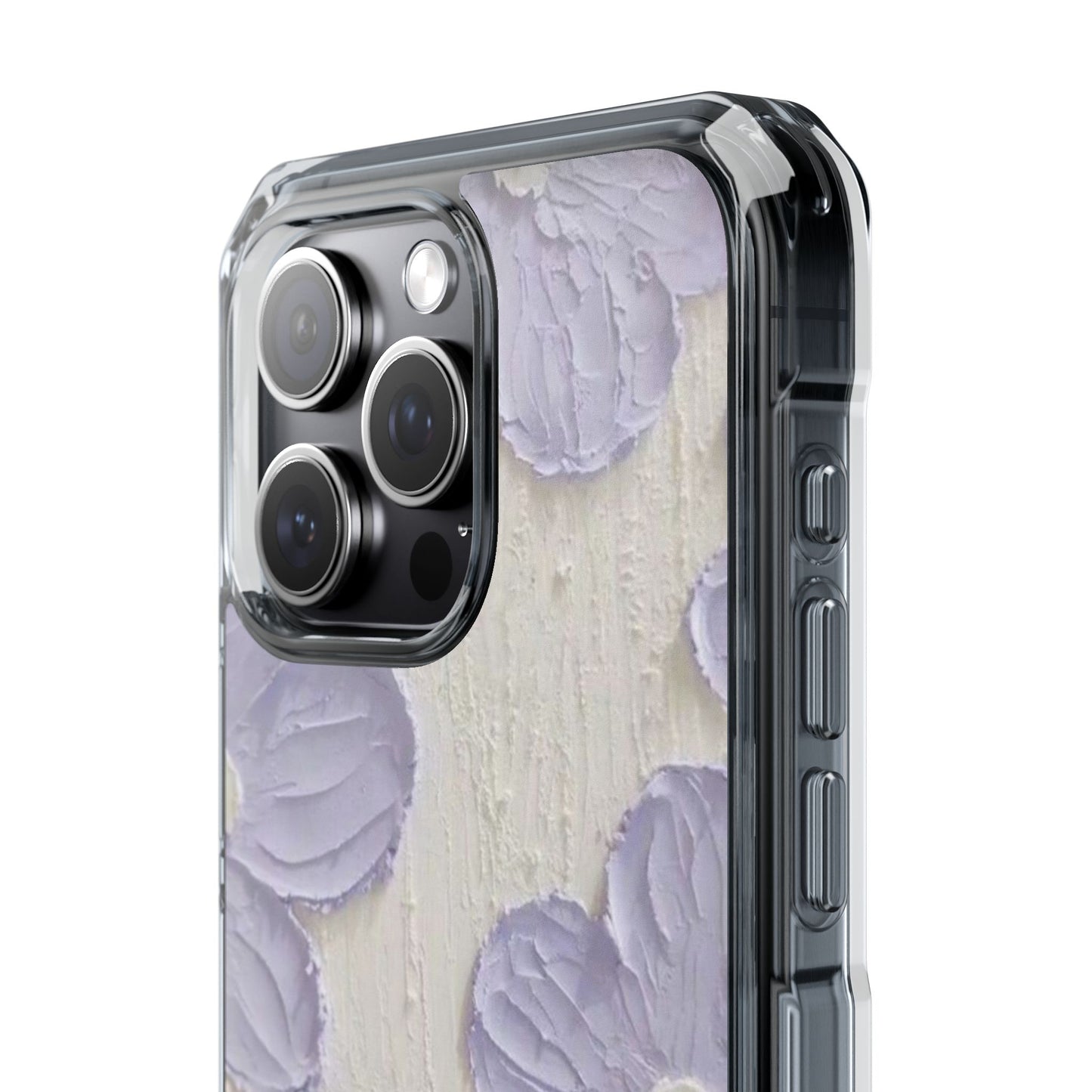 Floral Magnetic Clear Impact Cases for iPhone - Stylish and Durable Protection