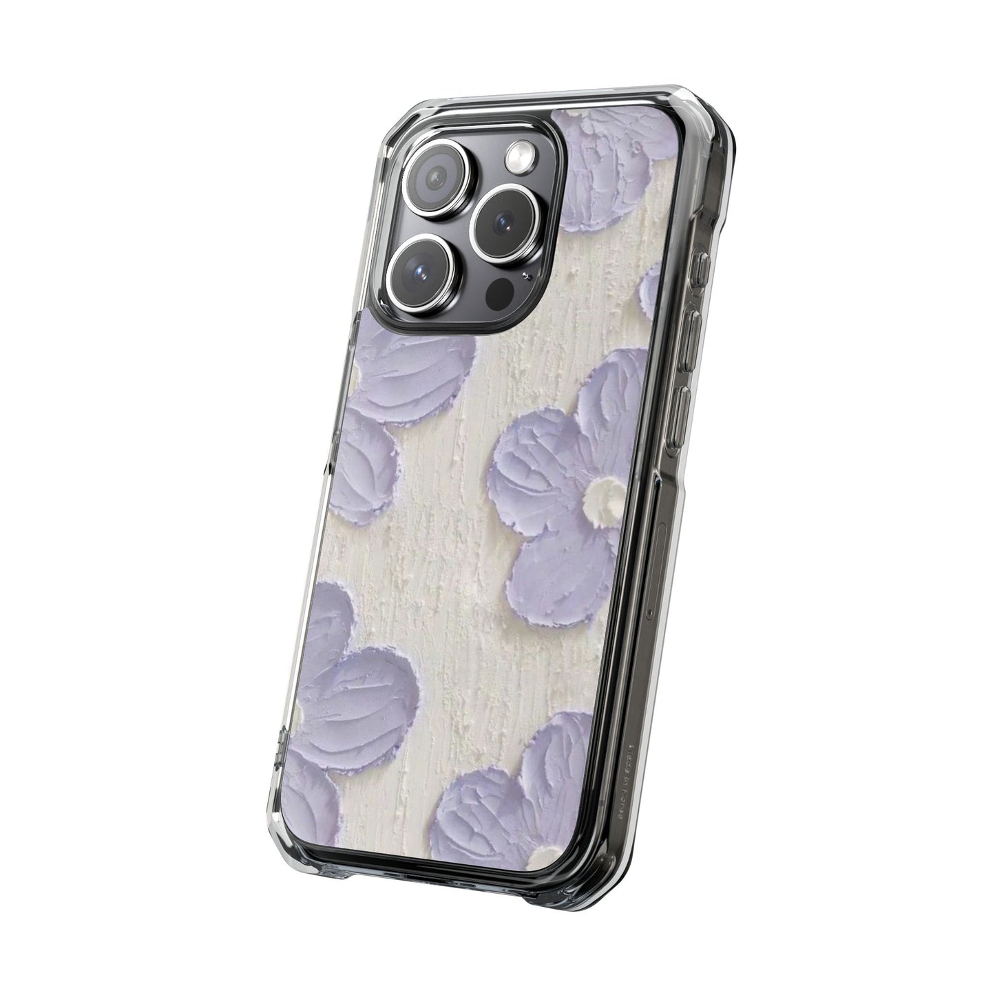 Floral Magnetic Clear Impact Cases for iPhone - Stylish and Durable Protection