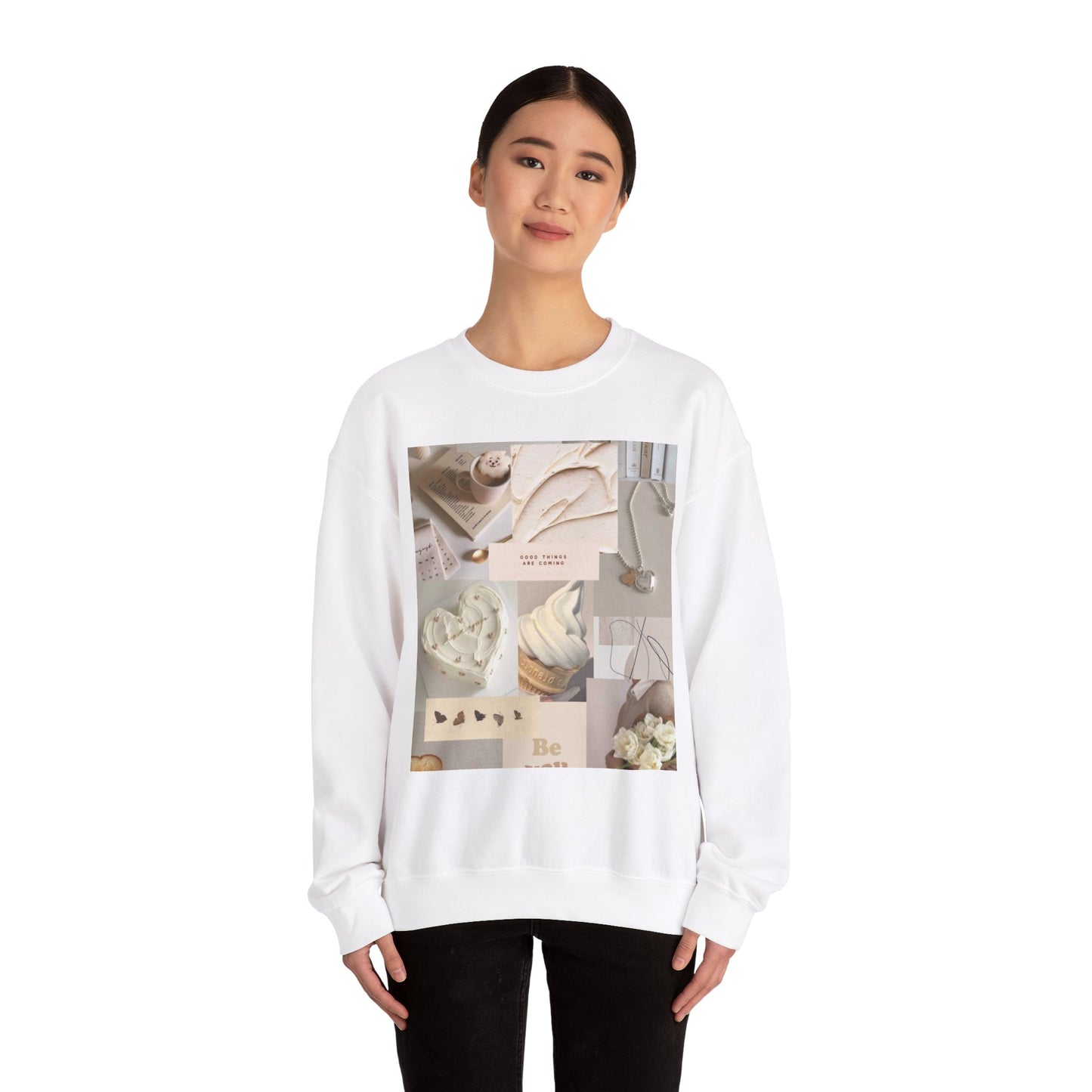 Inspiring Message Crewneck Sweatshirt - Cozy Unisex Heavy Blend™