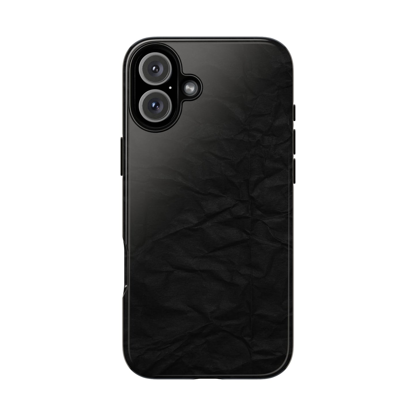 Black Wrinkled Phone Case