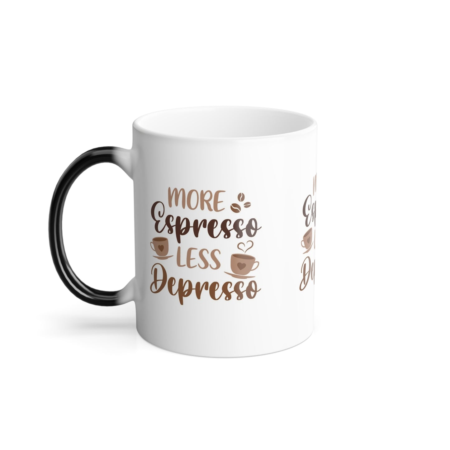 Mug - Color Morphing 11oz - More Espresso Less Depresso