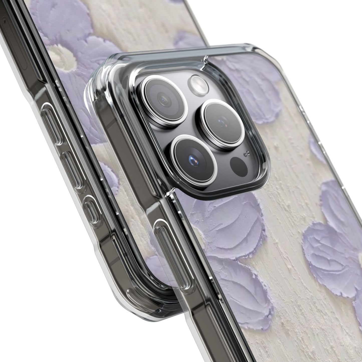 Floral Magnetic Clear Impact Cases for iPhone - Stylish and Durable Protection