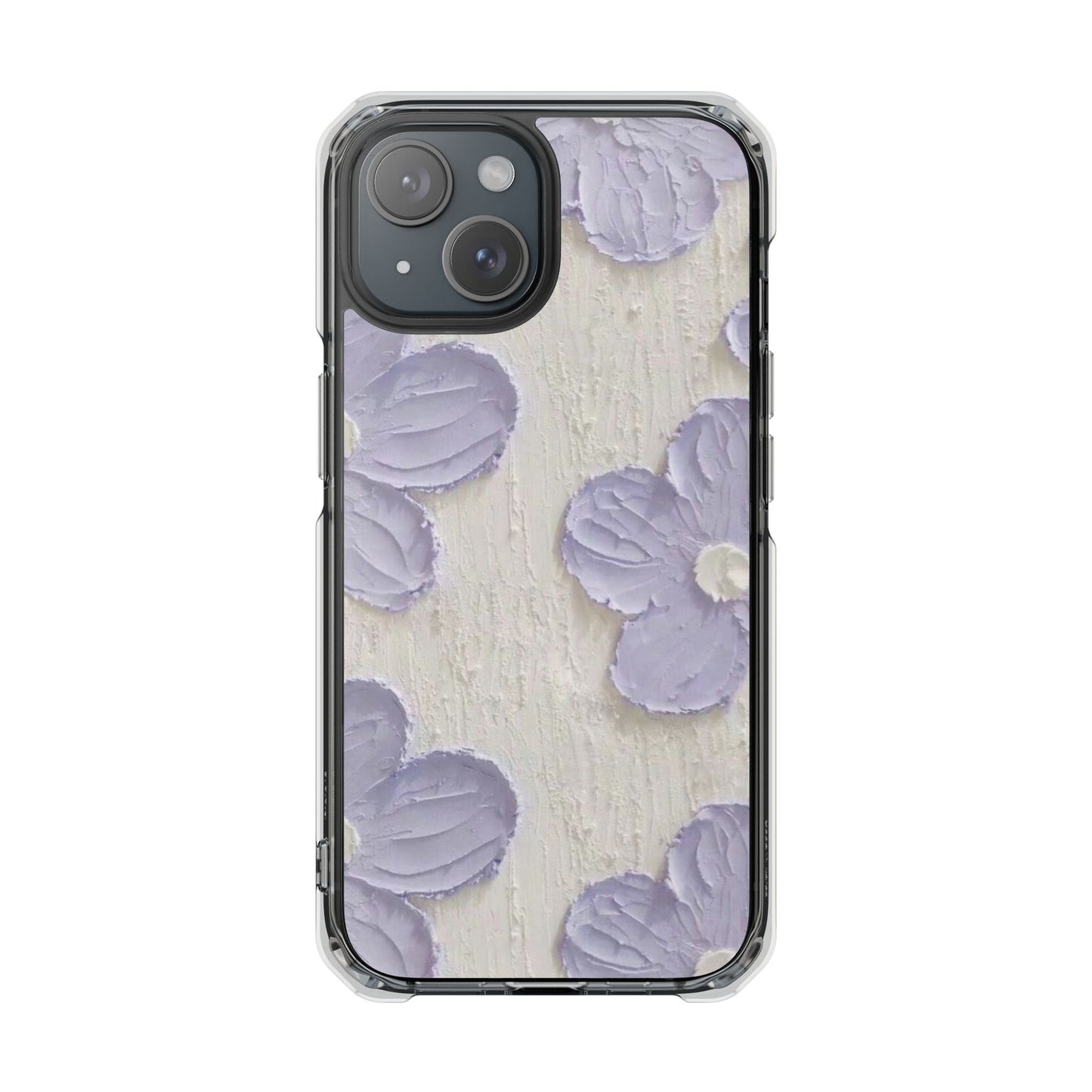 Floral Magnetic Clear Impact Cases for iPhone - Stylish and Durable Protection