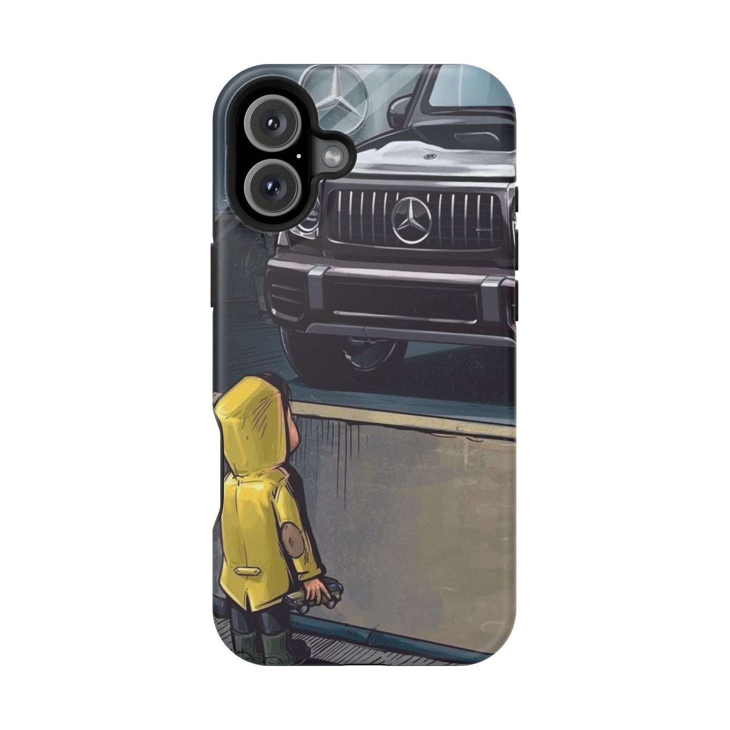 Kid's Adventure Magnetic Tough Case - Durable Phone Cover with Whimsical Design