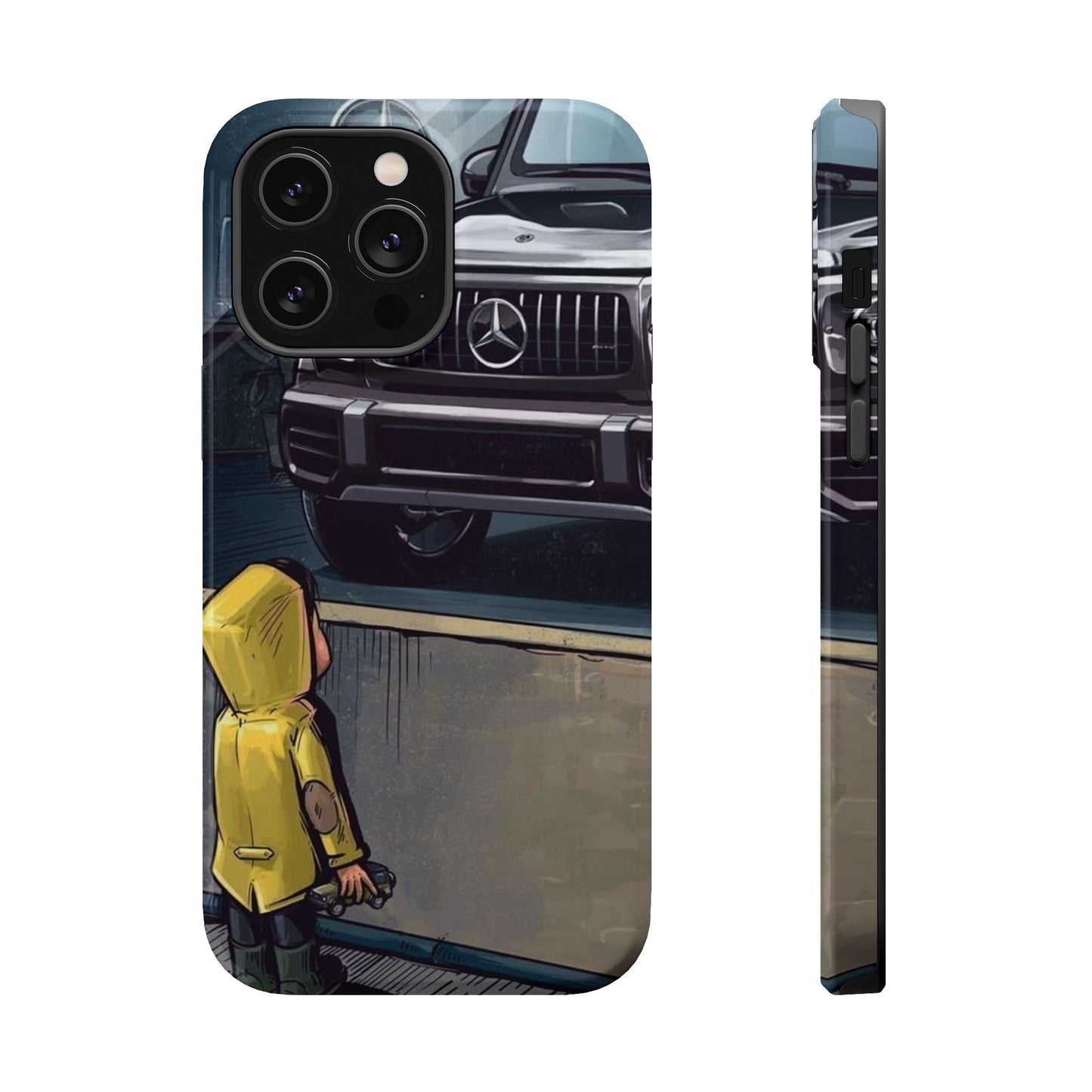 Kid's Adventure Magnetic Tough Case - Durable Phone Cover with Whimsical Design