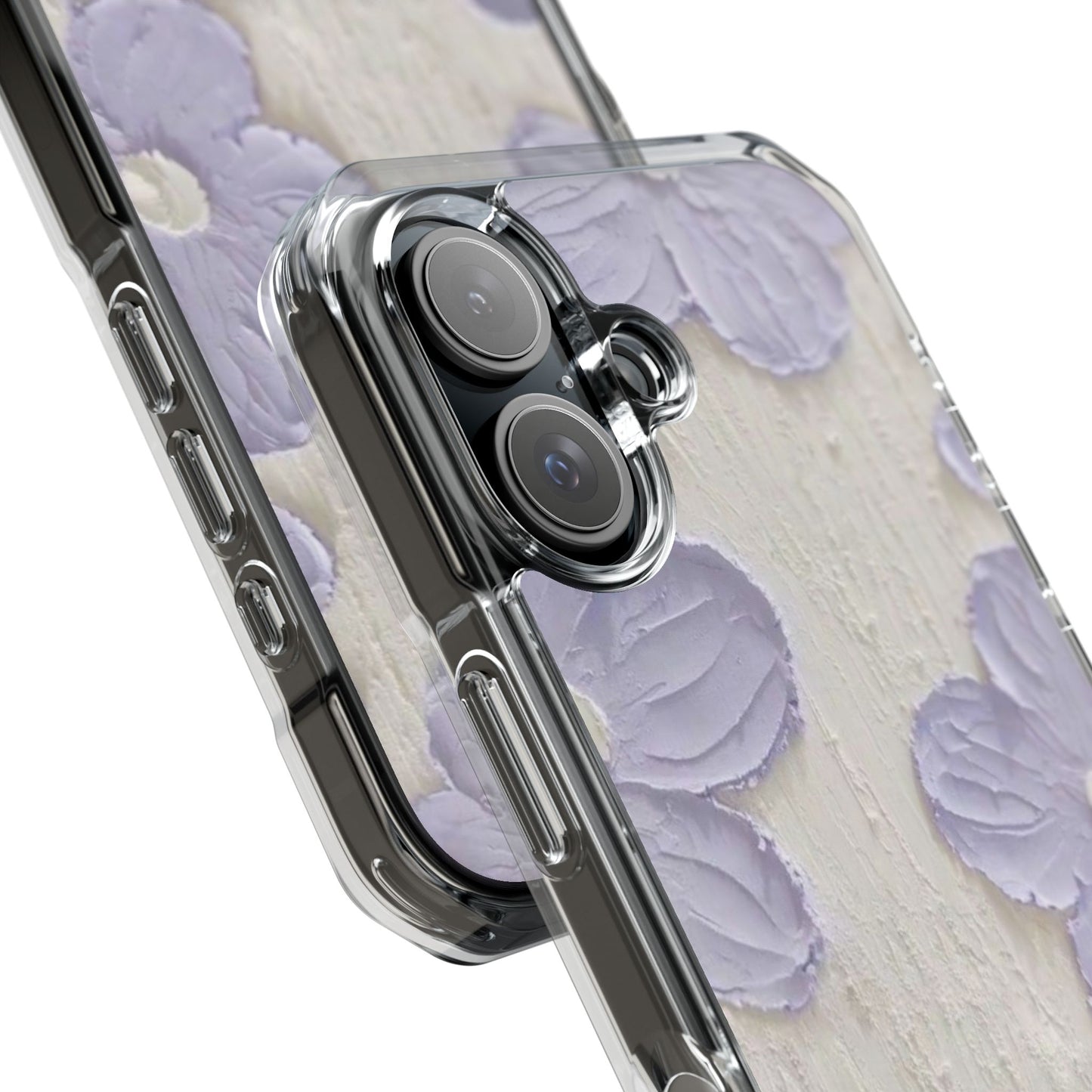 Floral Magnetic Clear Impact Cases for iPhone - Stylish and Durable Protection